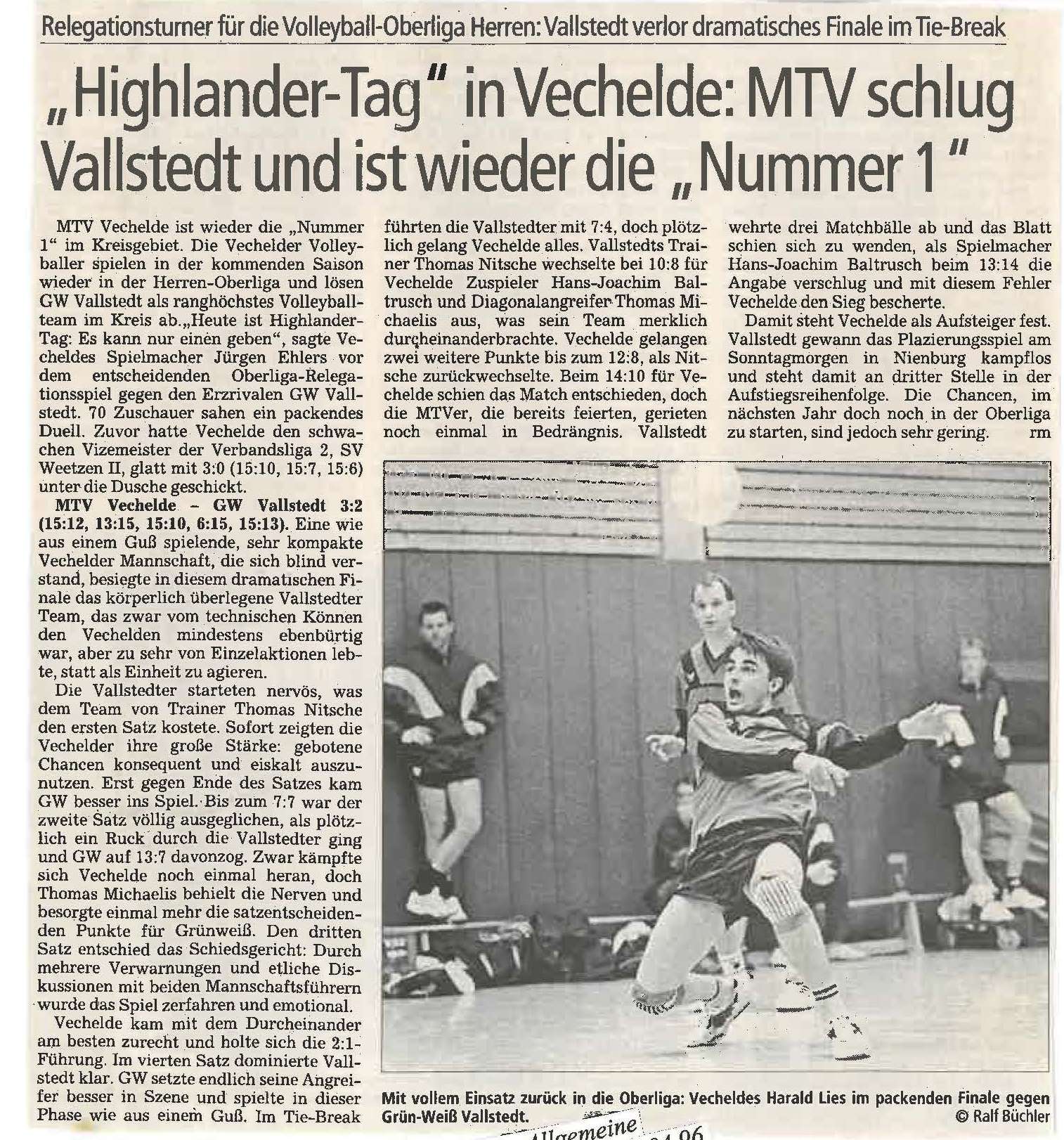 22.04.1996 Relegation Oberliga 1. Herren